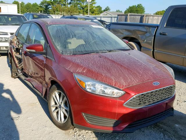 1FADP3F26HL294270 - 2017 FORD FOCUS SE RED photo 1