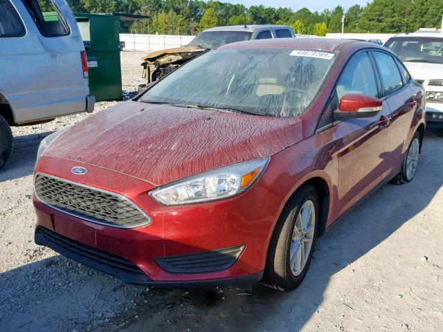 1FADP3F26HL294270 - 2017 FORD FOCUS SE RED photo 2