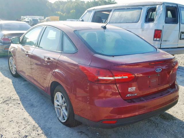 1FADP3F26HL294270 - 2017 FORD FOCUS SE RED photo 3