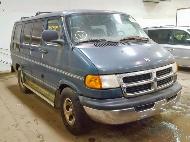 2D6WB11Y93K519284 - 2003 DODGE RAM VAN BLUE photo 1