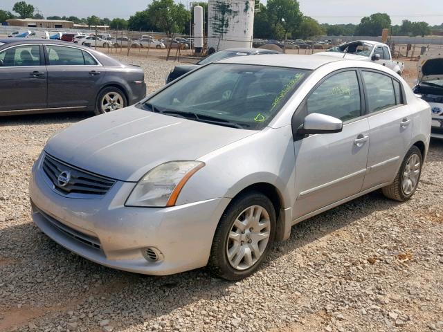 3N1AB6APXCL651966 - 2012 NISSAN SENTRA 2.0 SILVER photo 2