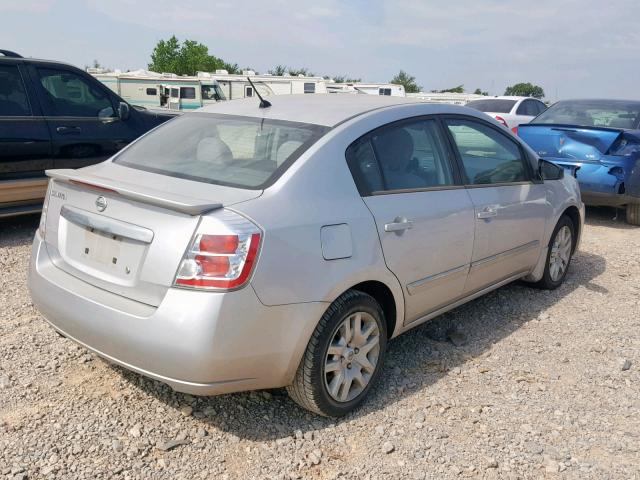 3N1AB6APXCL651966 - 2012 NISSAN SENTRA 2.0 SILVER photo 4