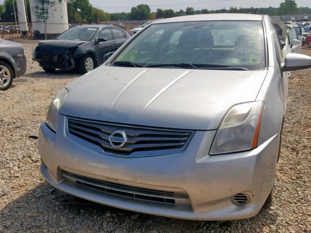 3N1AB6APXCL651966 - 2012 NISSAN SENTRA 2.0 SILVER photo 9