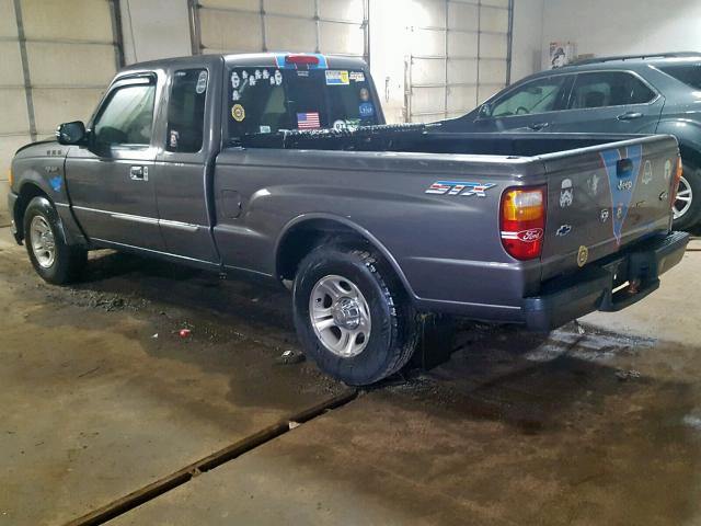 1FTYR44U05PA53177 - 2005 FORD RANGER SUP GRAY photo 3