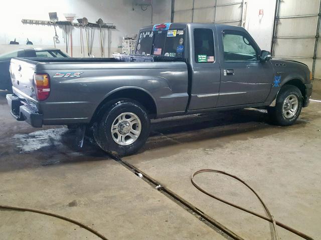 1FTYR44U05PA53177 - 2005 FORD RANGER SUP GRAY photo 4