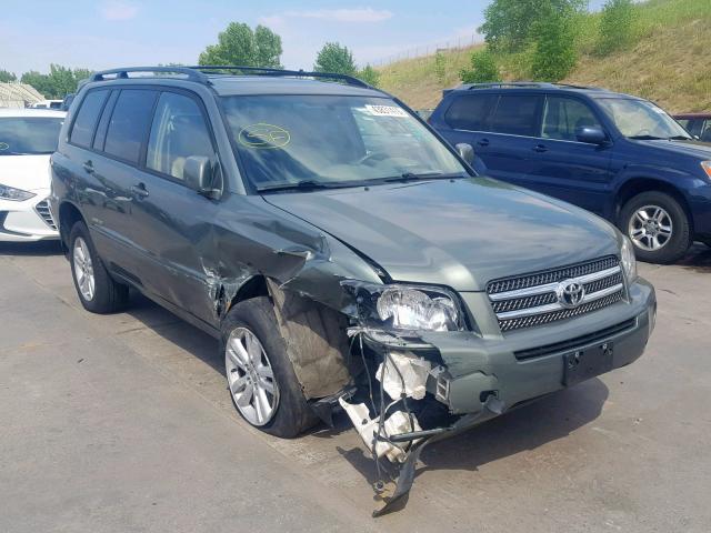 JTEEW21A670046414 - 2007 TOYOTA HIGHLANDER BLACK photo 1