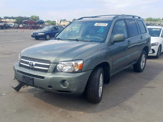 JTEEW21A670046414 - 2007 TOYOTA HIGHLANDER BLACK photo 2