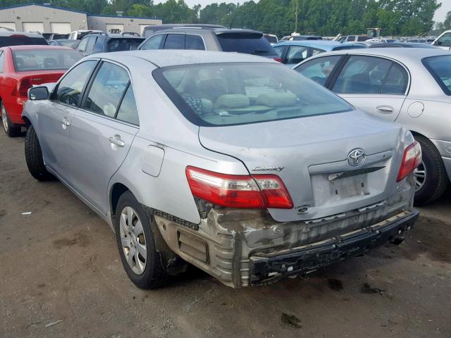 4T1BE46K57U667851 - 2007 TOYOTA CAMRY NEW SILVER photo 3