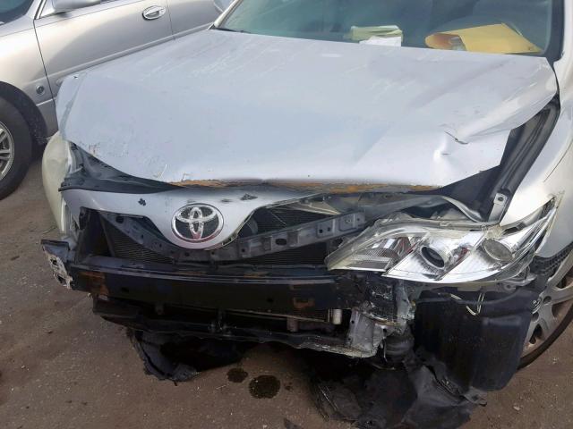 4T1BE46K57U667851 - 2007 TOYOTA CAMRY NEW SILVER photo 9