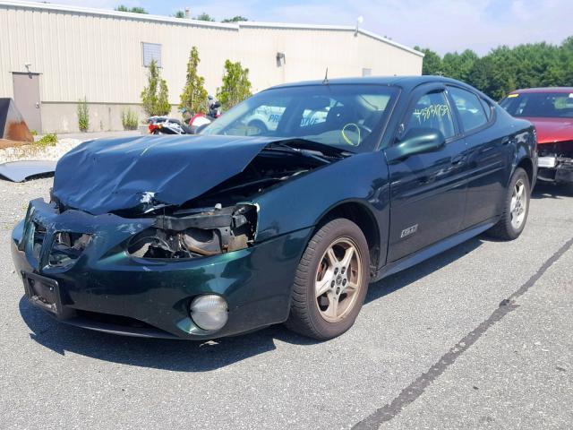 2G2WR524641132952 - 2004 PONTIAC GRAND PRIX GREEN photo 2