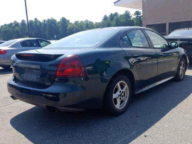 2G2WR524641132952 - 2004 PONTIAC GRAND PRIX GREEN photo 4