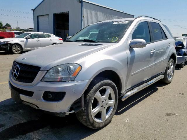 4JGBB86E16A013357 - 2006 MERCEDES-BENZ ML 350 SILVER photo 2