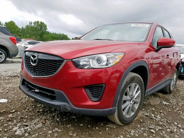 JM3KE2BE4E0413049 - 2014 MAZDA CX-5 SPORT RED photo 2