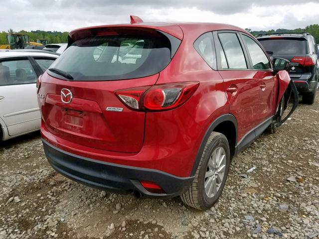 JM3KE2BE4E0413049 - 2014 MAZDA CX-5 SPORT RED photo 4