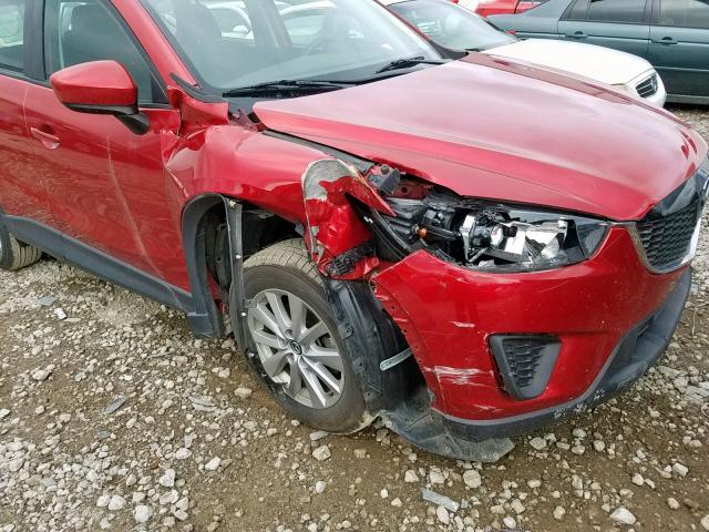 JM3KE2BE4E0413049 - 2014 MAZDA CX-5 SPORT RED photo 9