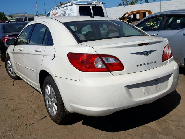 1C3LC46J68N208253 - 2008 CHRYSLER SEBRING LX WHITE photo 3