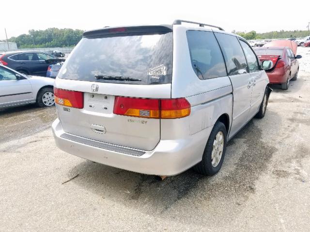 5FNRL18903B073642 - 2003 HONDA ODYSSEY EX SILVER photo 4