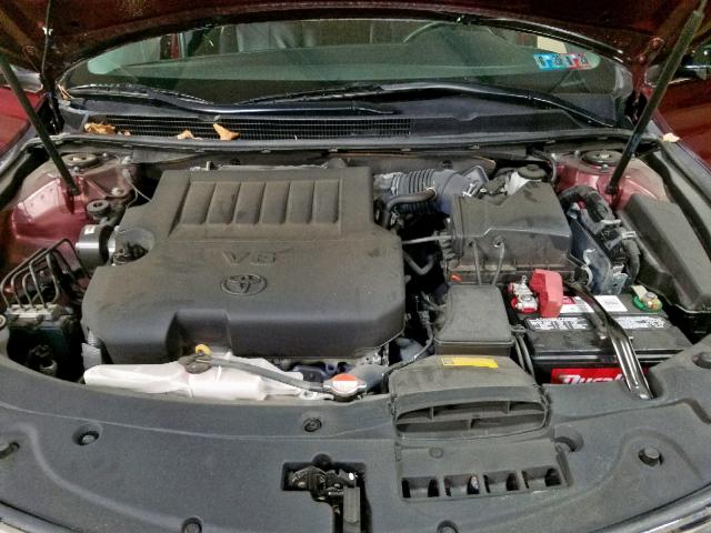 4T1BK1EB2FU188312 - 2015 TOYOTA AVALON XLE MAROON photo 7