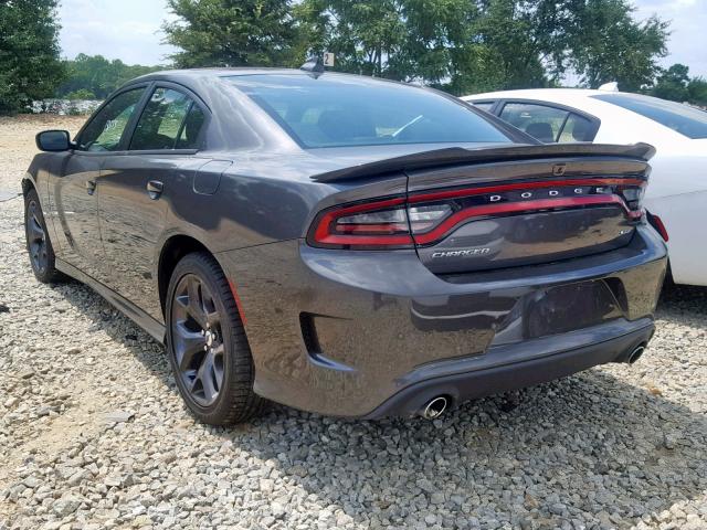 2C3CDXHG1KH583922 - 2019 DODGE CHARGER GT GRAY photo 3