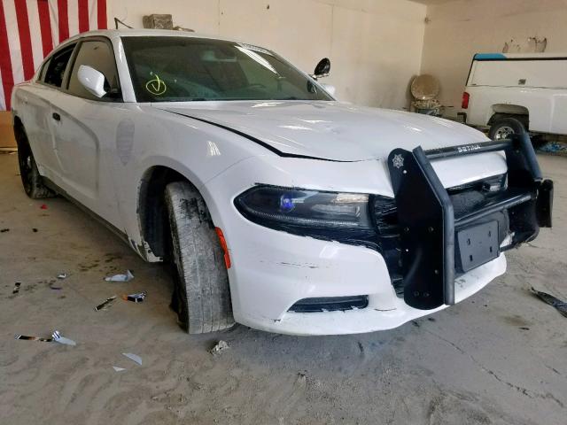 2C3CDXAT6GH169307 - 2016 DODGE CHARGER PO WHITE photo 1