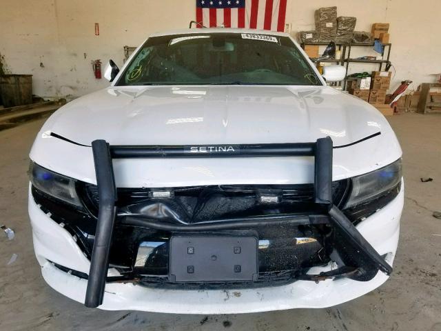 2C3CDXAT6GH169307 - 2016 DODGE CHARGER PO WHITE photo 9