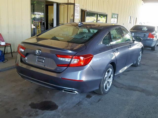 1HGCV2F51JA042607 - 2018 HONDA ACCORD EXL CHARCOAL photo 4