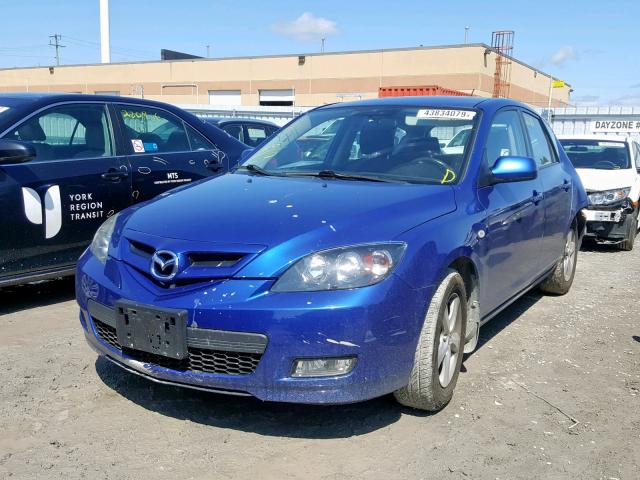 JM1BK34F591244396 - 2009 MAZDA 3 I BLUE photo 2