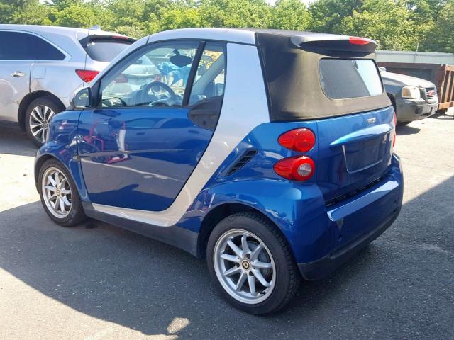 WMEEK31X88K121356 - 2008 SMART FORTWO PAS 银色 照片 3