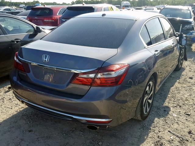 1HGCR2F80GA013722 - 2016 HONDA ACCORD EXL GRAY photo 4