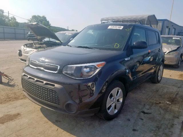 KNDJN2A27G7276839 - 2016 KIA SOUL BLACK photo 2