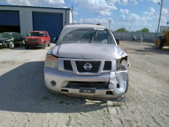 5N1BA08DX8N619812 - 2008 NISSAN ARMADA SE SILVER photo 9