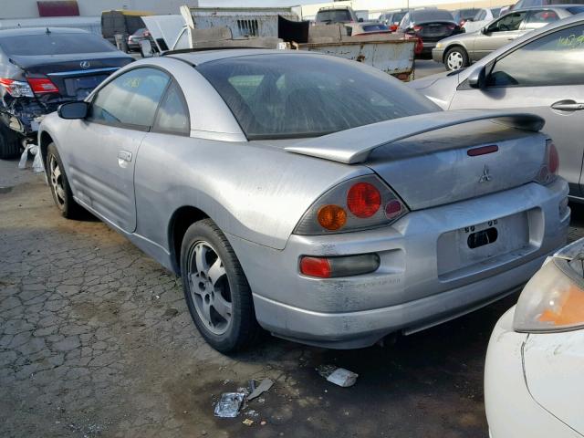 4A3AC44G93E014879 - 2003 MITSUBISHI ECLIPSE GS SILVER photo 3