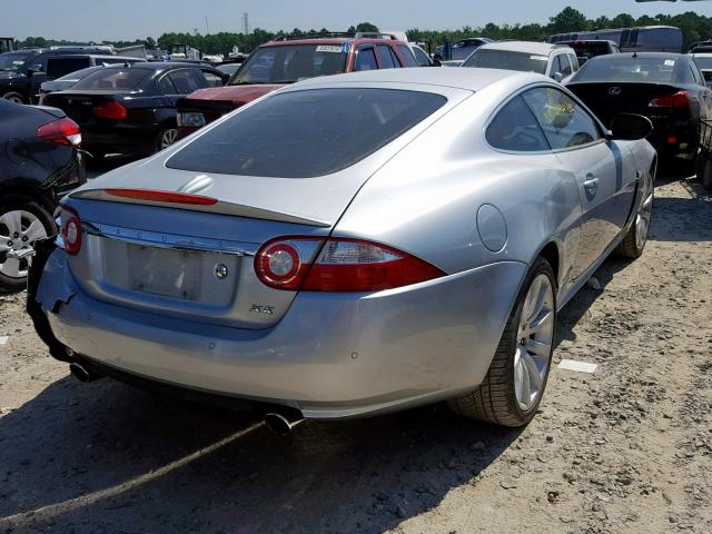 SAJWA43B085B24252 - 2008 JAGUAR XK SILVER photo 4