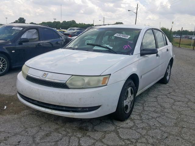 1G8AF52FX4Z107540 - 2004 SATURN ION LEVEL WHITE photo 2