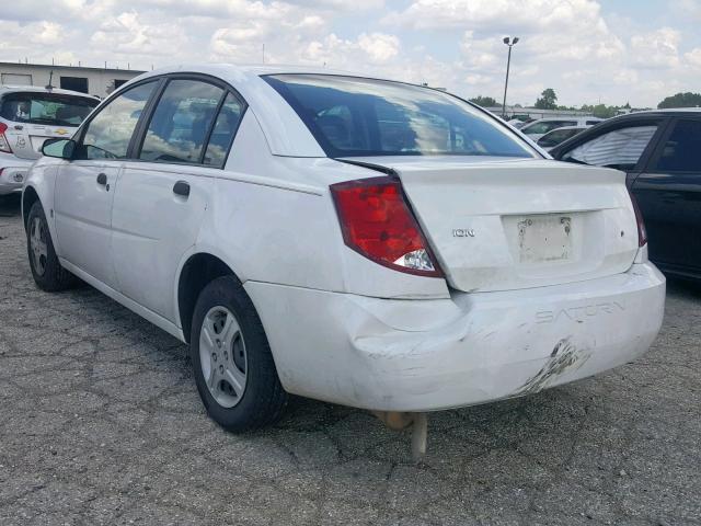 1G8AF52FX4Z107540 - 2004 SATURN ION LEVEL WHITE photo 3