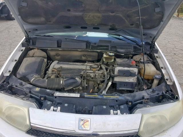 1G8AF52FX4Z107540 - 2004 SATURN ION LEVEL WHITE photo 7