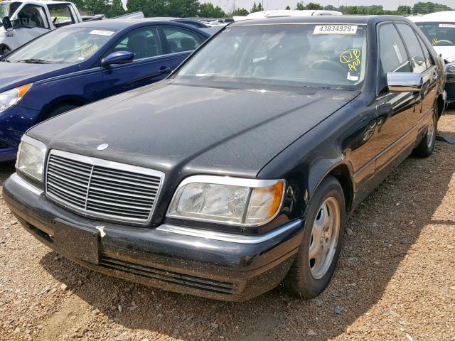 WDBGA32G7VA335408 - 1997 MERCEDES-BENZ S 320W BLACK photo 2