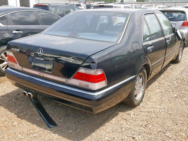 WDBGA32G7VA335408 - 1997 MERCEDES-BENZ S 320W BLACK photo 4