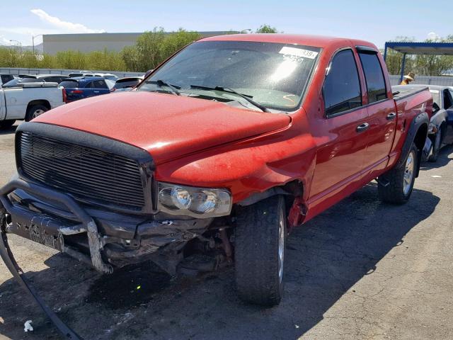 1D7HU18D24J269241 - 2004 DODGE RAM 1500 S RED photo 2