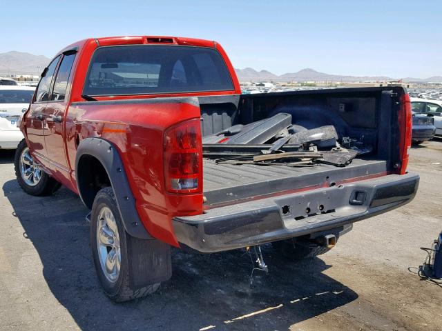 1D7HU18D24J269241 - 2004 DODGE RAM 1500 S RED photo 3