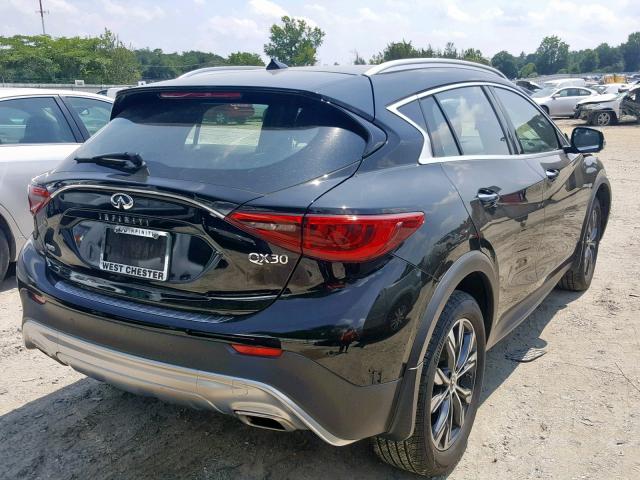 SJKCH5CR2KA008141 - 2019 INFINITI QX30 LUXE BLACK photo 4