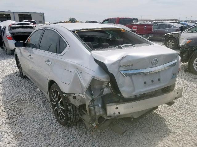 1N4AL3APXDN485030 - 2013 NISSAN ALTIMA SILVER photo 3