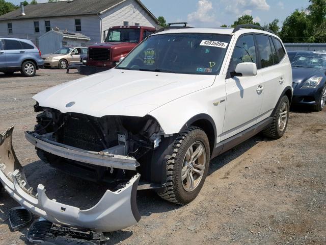 WBXPA93436WG82656 - 2006 BMW X3 3.0I WHITE photo 2