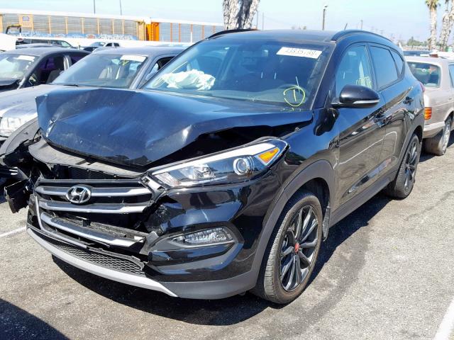 KM8J33A25HU528582 - 2017 HYUNDAI TUCSON LIM BLACK photo 2