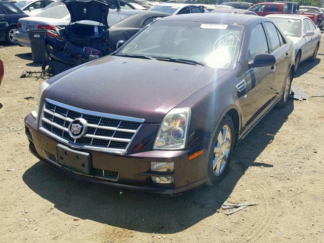 1G6DW67V990110503 - 2009 CADILLAC STS MAROON photo 2