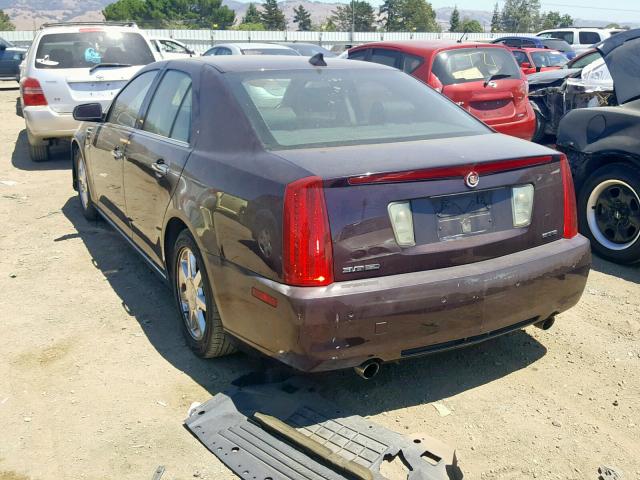 1G6DW67V990110503 - 2009 CADILLAC STS MAROON photo 3