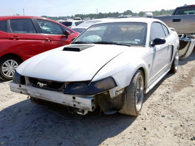 1FAFP42R14F177657 - 2004 FORD MUSTANG MA WHITE photo 2