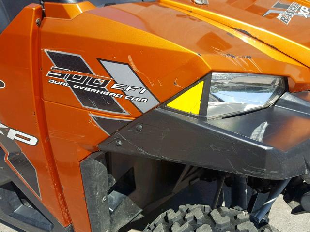 4XAUH9EA4EB207591 - 2014 POLARIS RANGER 900 ORANGE photo 16