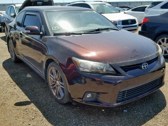 JTKJF5C70D3065744 - 2013 TOYOTA SCION TC ბურგუნდია ფოტო 1