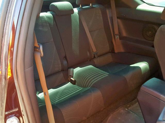 JTKJF5C70D3065744 - 2013 TOYOTA SCION TC ბურგუნდია ფოტო 6